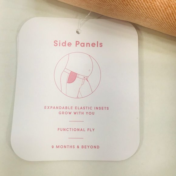 Isabel Maternity Ingrid/Isabel Women's Size 4 Side Panel Brown Carpenter Short - Picture 3 of 16